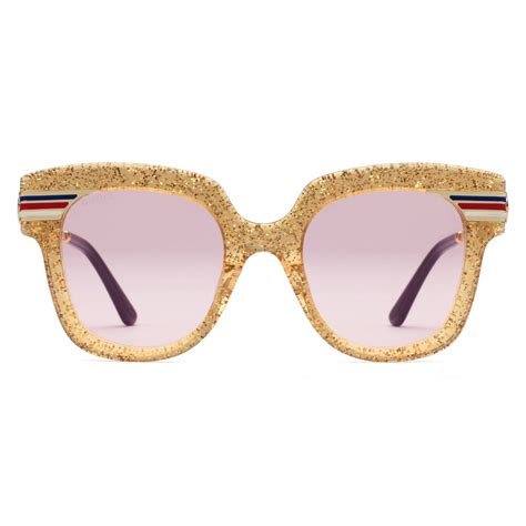 occhiale vista gucci glitter|farfetch Gucci occhiali.